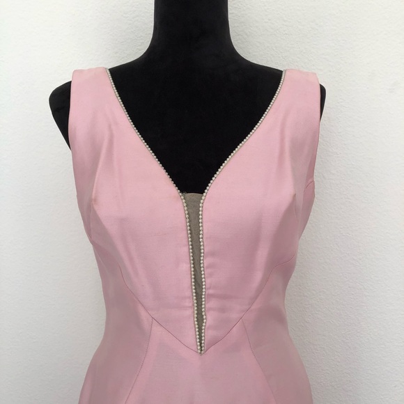 VTG 70’s Silk Dress - Picture 6 of 14